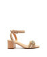 Фото #11 товара Women's Stella Mid Block Embellished Sandals