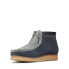 [26163259] Mens Clarks Originals Wallabee Boot 'Blue Combi'