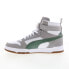 Фото #9 товара Puma RBD Game 38583917 Mens White Leather Lifestyle Sneakers Shoes