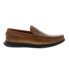 Фото #2 товара Florsheim Montigo Venetian Mens Brown Loafers & Slip Ons Casual Shoes