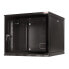 Фото #5 товара LogiLink W12A40B - Wall mounted rack - 50 kg - Black - Steel - Glass - Steel