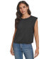 Petite Crewneck Extended-Shoulder Top