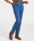 Petite High-Rise Natural Straight-Leg Jeans, Petite & Petite Short, Created for Macy's