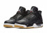 Jordan Air Jordan 4 black laser 牛皮 镭射 防滑 中帮 复古篮球鞋 男款 黑镭射