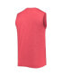 ფოტო #4 პროდუქტის Men's Red New England Patriots Brushed Sleeveless Tank Top