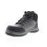 Фото #8 товара Skechers Mccoll Composite Toe 108004 Womens Gray Nubuck Lace Up Work Boots