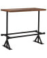 Bar Table Solid Reclaimed Wood Dark Brown 47.2"x23.6"x42.1"