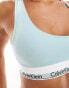 Фото #8 товара Calvin Klein modern cotton unlined bralette in light blue