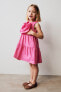 Фото #7 товара Платье из поплина с цветочным принтом ZARA