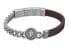 Фото #1 товара Fashion men´s leather and steel bracelet Crest PEAGB0023302