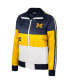 Women's Maize Michigan Wolverines Color-Block Puffer Full-Zip Jacket