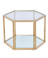 Radha Modular Hexagonal Coffee Table, 24"
