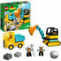 Фото #1 товара Playset Lego Construction 10931 Truck and Backhoe