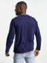Polo Ralph Lauren long sleeve soft cotton top in navy