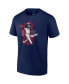 Фото #3 товара Men's David Ortiz Navy Boston Red Sox Legend Graphic T-shirt