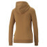 Фото #4 товара Puma Essentials Logo Pullover Hoodie Womens Brown Casual Outerwear 58678991