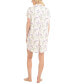 ფოტო #2 პროდუქტის Women's Garden Grove Printed Short-Sleeve Sleepshirt