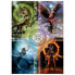 Фото #1 товара EDUCA 1500 Pieces Elemental Magic Star Chart Anne Stokes Puzzle