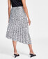 Фото #2 товара Women's Asymmetrical Pleated Skirt, Created for Macy's