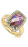 Фото #1 товара Suzy Levian Sterling Silver Cubic Zirconia Ring