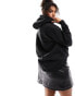 Фото #4 товара Calvin Klein Jeans Plus logo drawcord hoodie in black