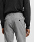 ფოტო #4 პროდუქტის Men's Stretch Fabric Super Slim-Fit Suit Pants