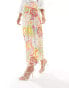 Never Fully Dressed Petite maxi skirt in mixed sunshine print