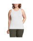 ფოტო #1 პროდუქტის Plus Size Rib Tank Top