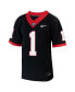 ფოტო #2 პროდუქტის Toddler Boys and Girls #1 Black Georgia Bulldogs Untouchable Football Jersey