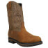 Фото #2 товара Laredo Hammer Waterproof Broad Round Toe Work Mens Brown 68112