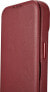 iCarer iCarer CE Premium Leather Folio Case skórzane etui iPhone 14 z klapką magnetyczne MagSafe czerwony (WMI14220713-RD)