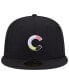 Фото #4 товара Men's Black Chicago Cubs Multi-Color Pack 59FIFTY Fitted Hat