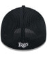 ფოტო #4 პროდუქტის Men's Tampa Bay Rays Evergreen Black White Neo 39THIRTY Flex Hat