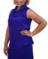 ფოტო #3 პროდუქტის Women's Sleeveless Scarf-Neck Top