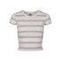 URBAN CLASSICS Stripe Cropped short sleeve T-shirt