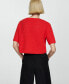 ფოტო #3 პროდუქტის Women's Openwork Details Knitted Jumper