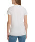 ფოტო #2 პროდუქტის Women's Foiled Collage-Print T-Shirt