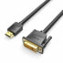 Фото #1 товара Адаптер DVI—HDMI Vention ABFBH Чёрный 2 m