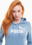 Puma Bluza damska Puma ESS Logo Hoodie niebieska 586797 20 S