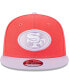ფოტო #2 პროდუქტის Men's Red, Lavender San Francisco 49ers Two-Tone Color Pack 9FIFTY Snapback Hat
