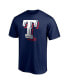 Фото #2 товара Men's Navy Texas Rangers Red White and Team T-shirt