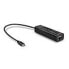 Фото #7 товара Lindy 43249 - USB 3.2 Gen 1 (3.1 Gen 1) Type-C - RJ-45 - USB 3.2 Gen 1 (3.1 Gen 1) Type-A - 5000 Mbit/s - Black - Plastic - 0.26 m