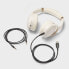 Active Noise Cancelling Bluetooth Wireless Over Ear Headphones - heyday White