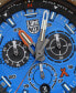 Men's Swiss Chronograph Bear Grylls Survival Eco Master Series Blue Strap Watch 45mm