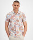 Фото #1 товара Men's Jordon Tropical Printed Short-Sleeve Shirt, Created for Macy's