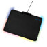 LogiLink ID0155 - Black - Monochromatic - Rubber - USB powered - Gaming mouse pad