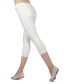 Women's Light Ponte Cotton Blend Capri Leggings