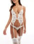 Фото #1 товара Ann Summers Angelic non-padded basque in white