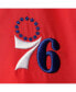 Men's Red, Royal Philadelphia 76Ers 75Th Anniversary Courtside Windrunner Raglan Hoodie Full-Zip Jacket