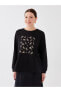 Фото #2 товара Толстовка LCW Grace Bicycle Neck Printed Sweatshirt